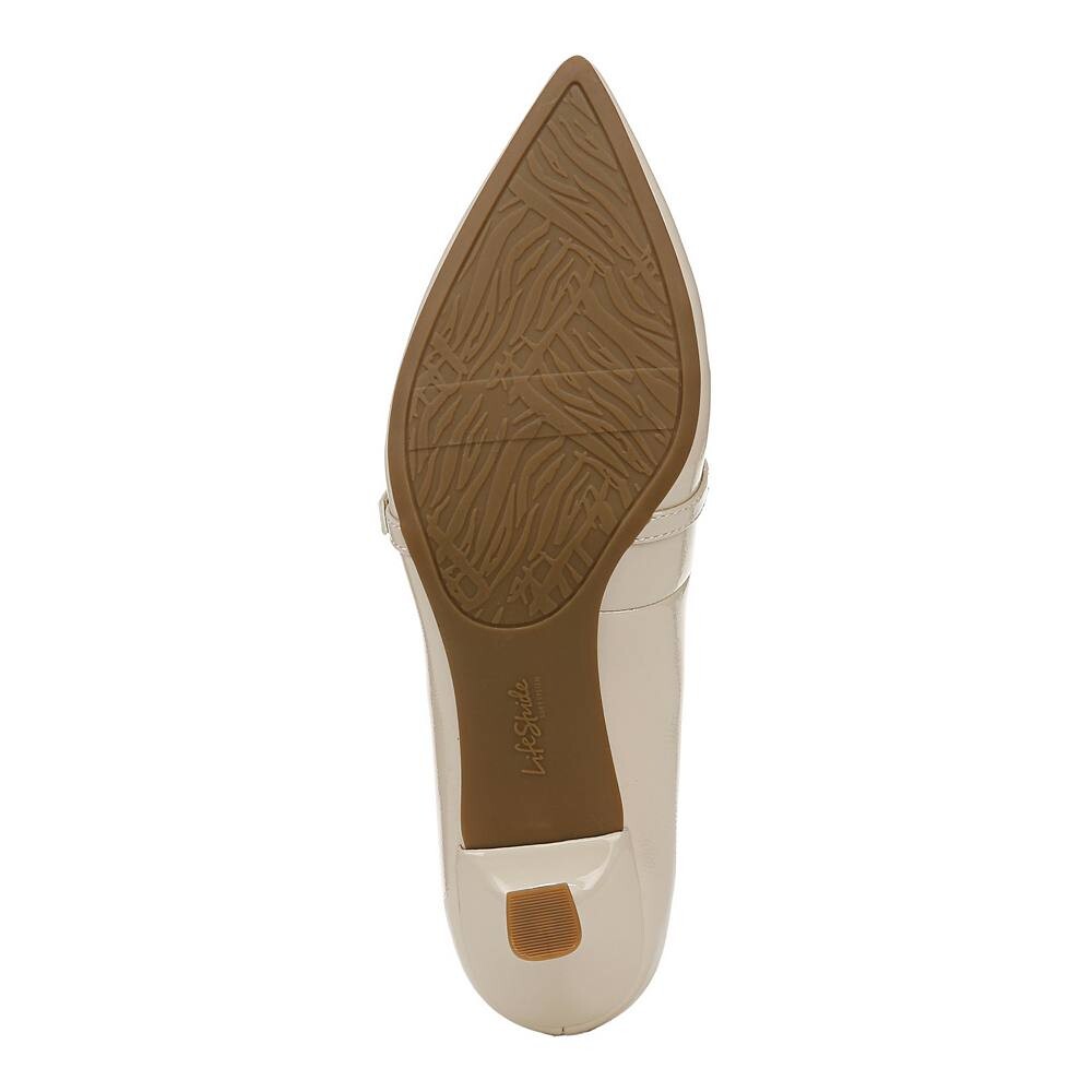 Женские туфли LifeStride Madelyn Mary Jane Kitten Heels, цвет Almond White — фото 4