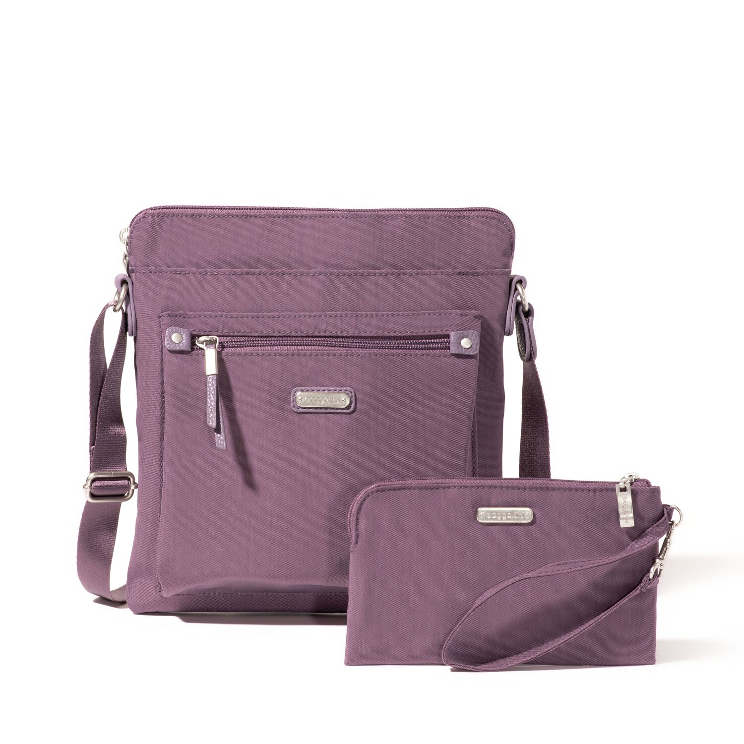 

Baggallini Сумка через плечо Go Bagg с RFID-браслетом, цвет Misty Purple