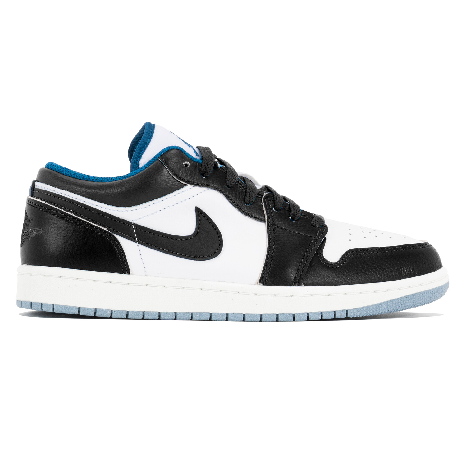 Кроссовки Air Jordan 1 Vintage Basketball Shoes Men Low-top Black, белый — фото 3