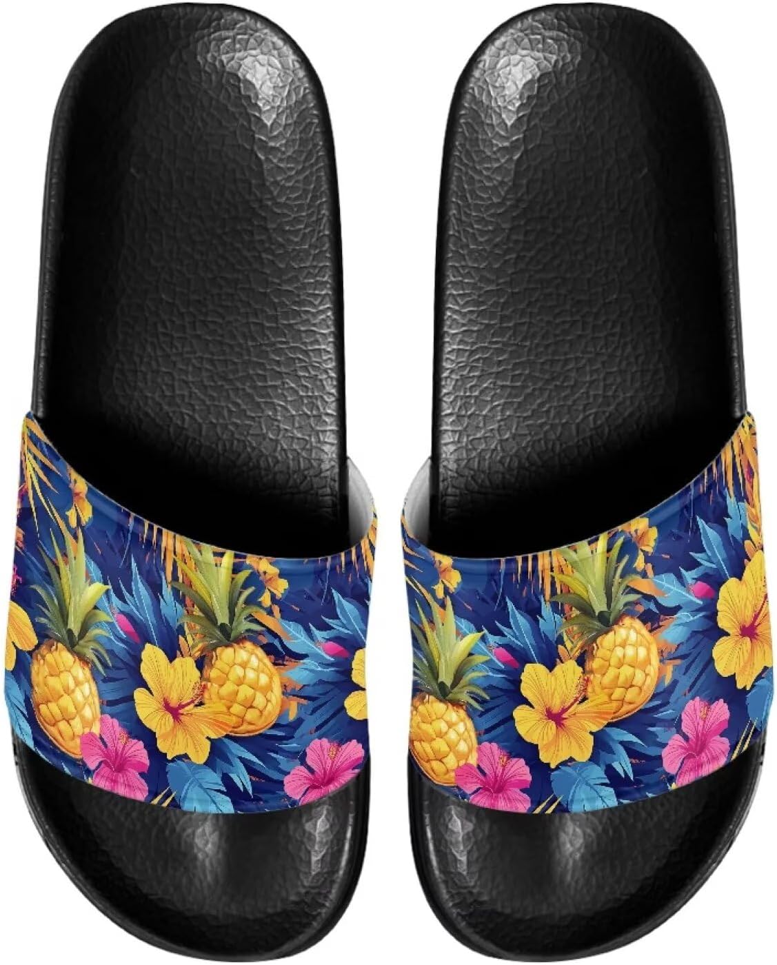 

Сандалии-шлепанцы Mintulipy унисекс для взрослых, летние тапочки для женщин и мужчин, нарядные и удобные женские сандалии, Tropical Pineapple-1