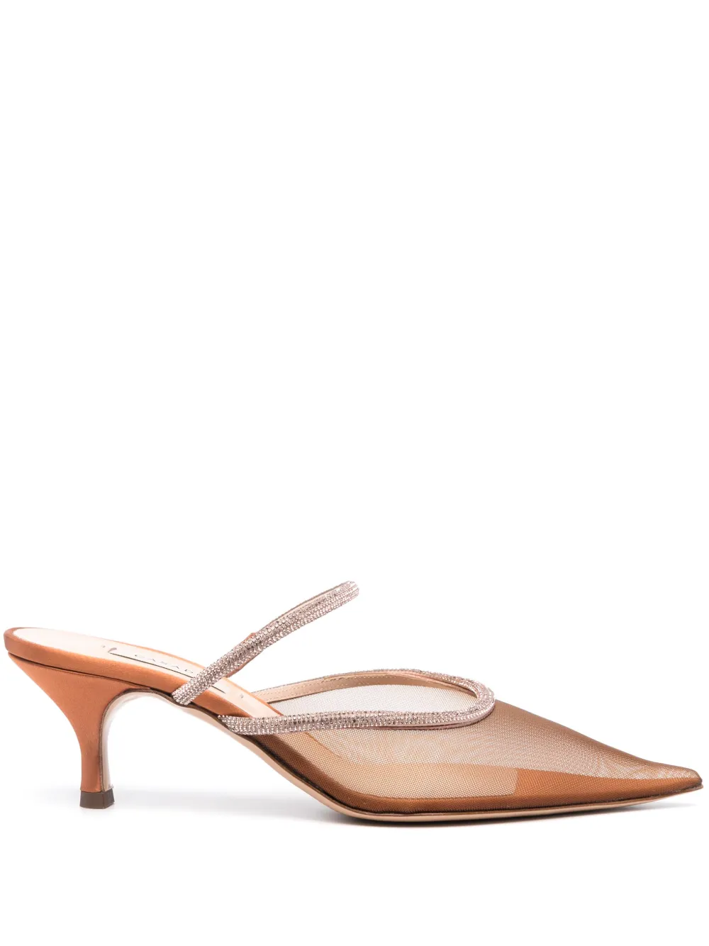Мюли Scarlet Mimí 50 Casadei, коричневый