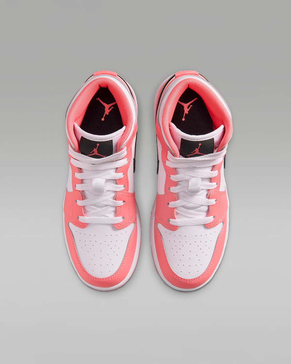 Кроссовки Air Jordan 1 Mid для детей старшего возраста, Pink Gaze/White/Black — фото 4