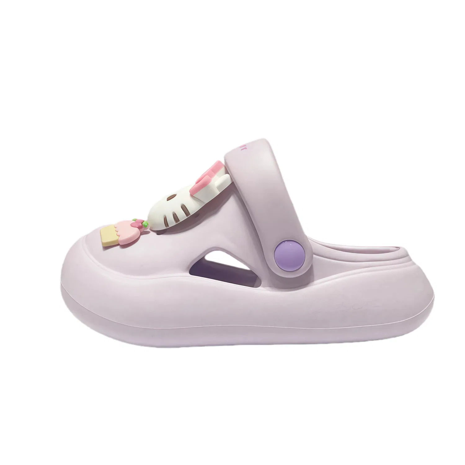 Детские клоги Sanrio Hello Kitty фиолетовые дышащие