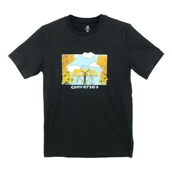 

Футболка overgrown hoops t-shirt 'black' Converse, черный