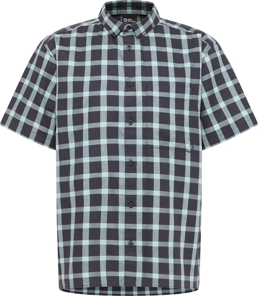 

Спортивная рубашка на пуговицах классического кроя JACK WOLFSKIN Planalto, темно-синий