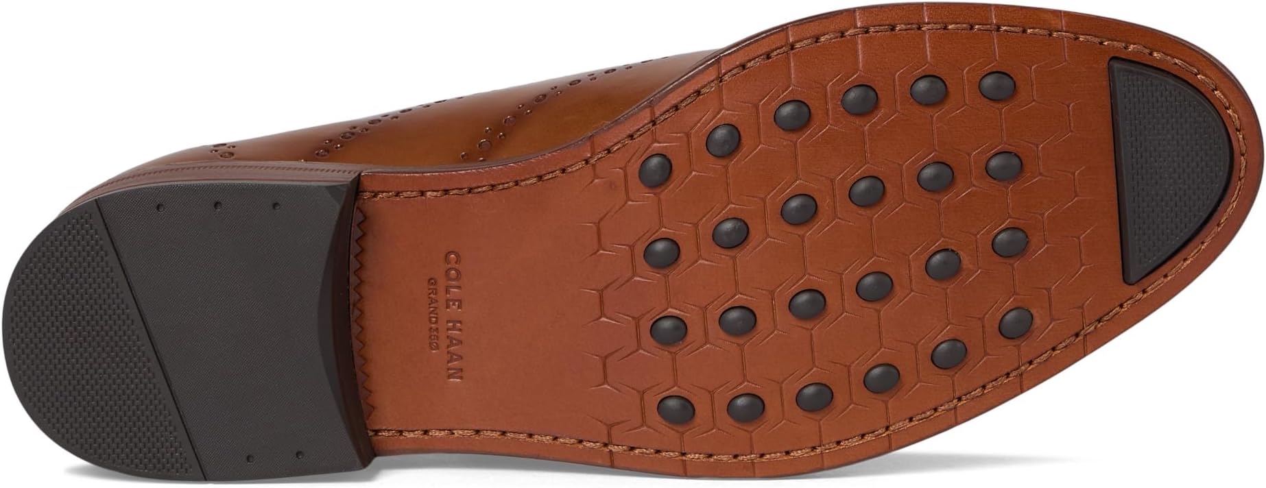 Оксфорды Cole Haan Ledley Grand Brogue Wingtip Oxfords, цвет British Tan/Dark Natural — фото 3