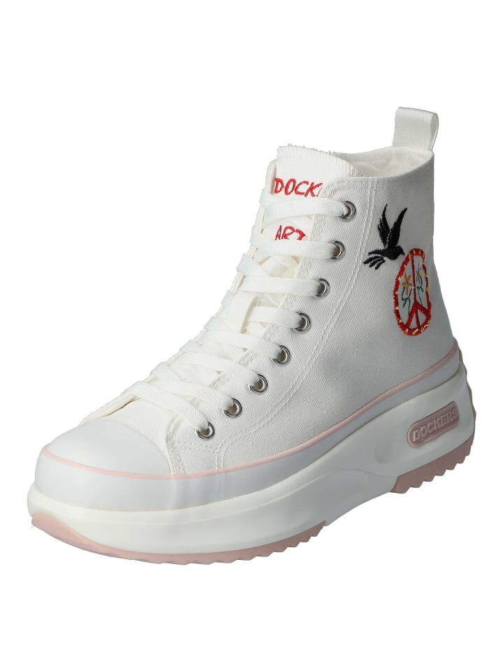 

Высокие кроссовки DOCKERS, цвет weiss/multi