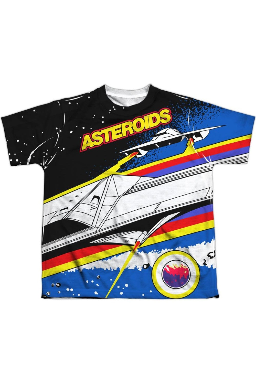 

Футболка Atari Asteroids с коротким рукавом для детей Gildan, белый