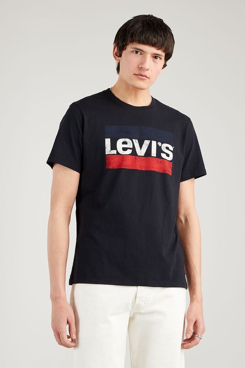 

Футболка с логотипом и овальным вырезом Levi'S, красный