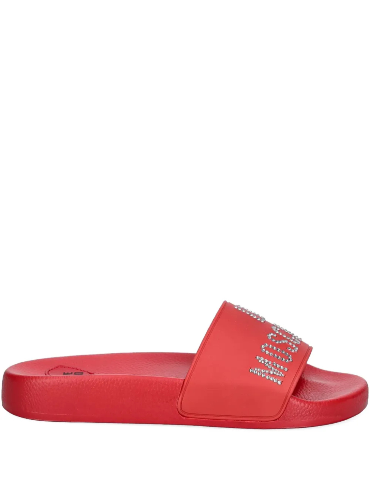 Слайды с логотипом Love Moschino, красный