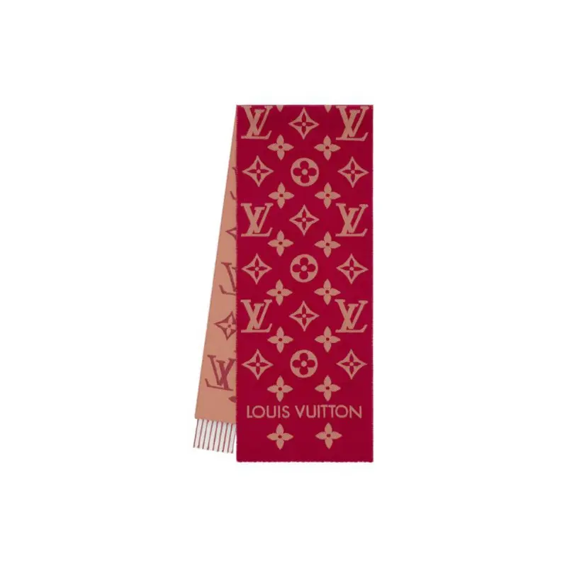 

Шарф женский Louis Vuitton, красный / бежевый