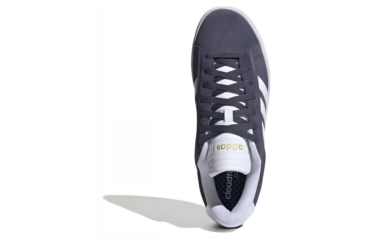 Кроссовки adidas GRAND COURT ALPHA Skateboarding Shoes Men Low-top Black/White, черный/белый — фото 4