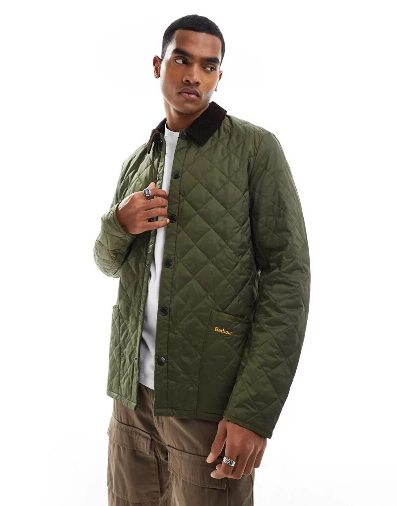 

Оливковая стеганая куртка Barbour Heritage Liddesdale