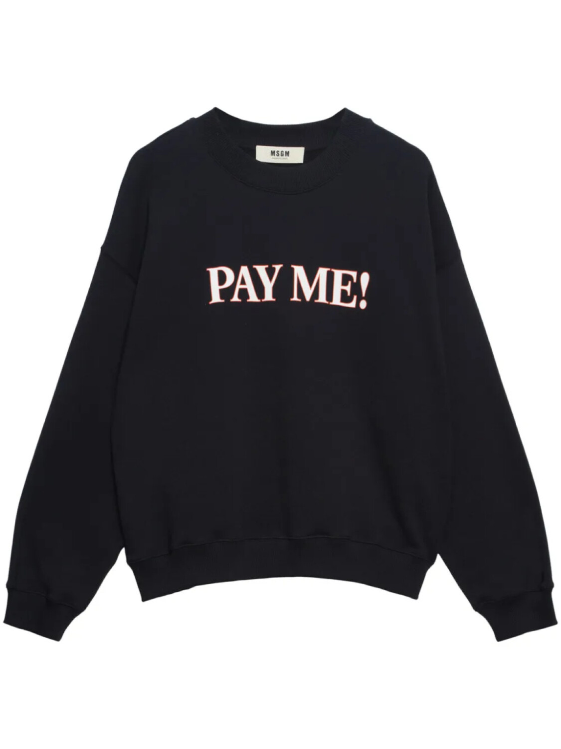 

MSGM толстовка с надписью, черный