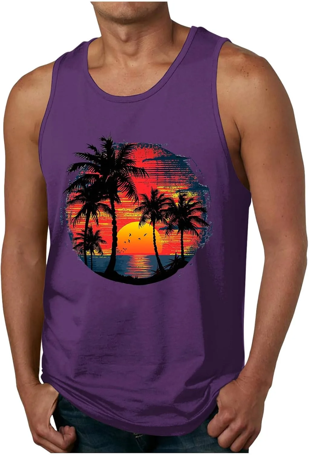 

Мужские гавайские майки для лета