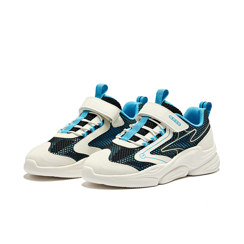 Low top Kids Lifestyle Shoes Kids' ERKE KIDS, jet черный/microcrystal белый/beach синий — фото 3