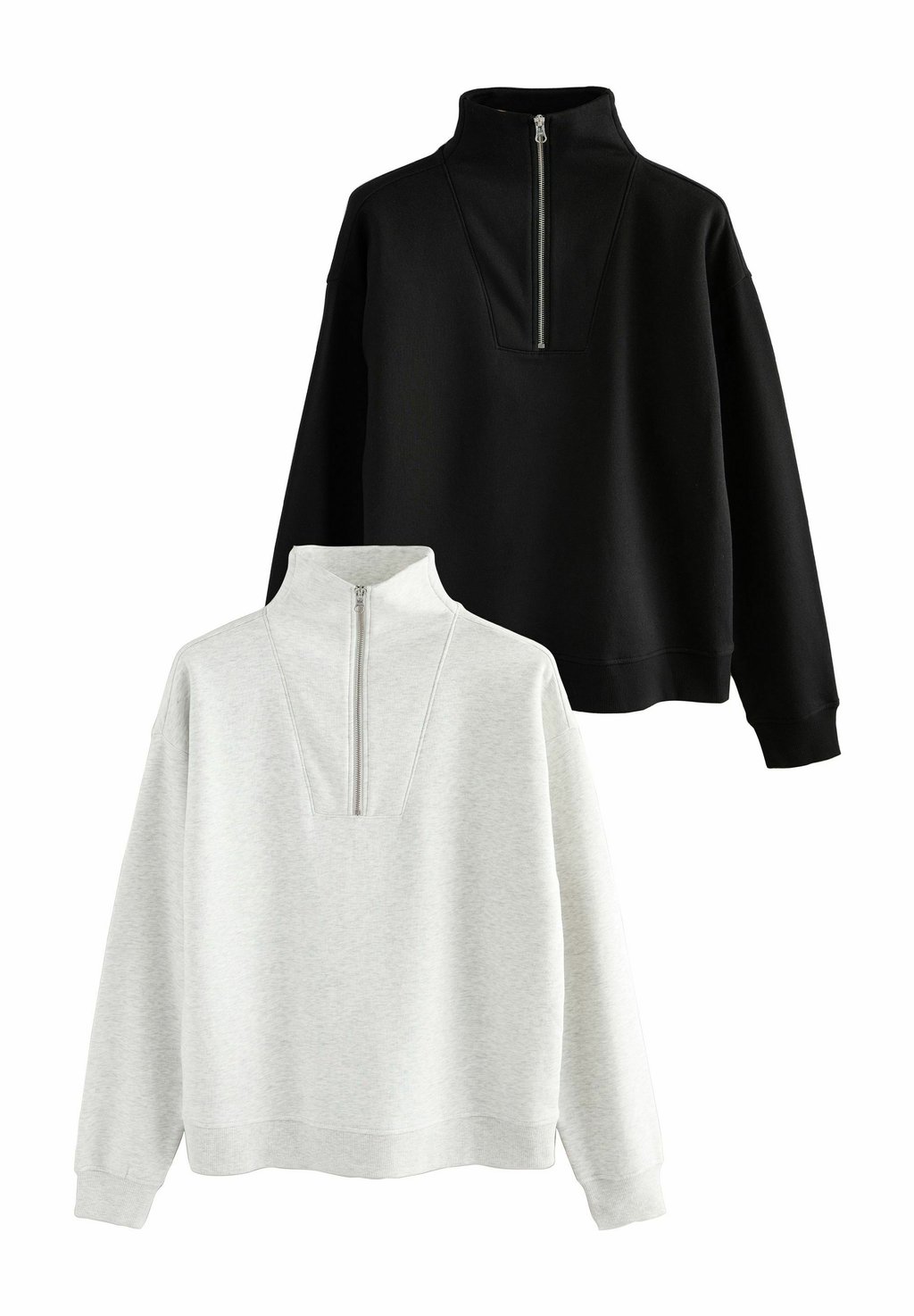 

Толстовка 2 PACK HALF ZIP FUNNEL NECK THE SET, черный