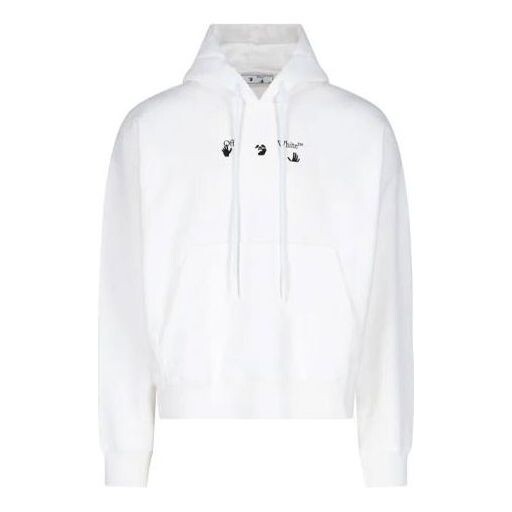 

Толстовка fw21 double layer sleeve version white Off-White, черный