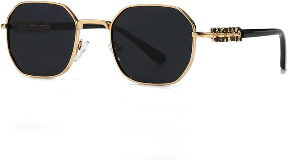 

Солнцезащитные очки с защитой UV400 | Металлические петли, круглая оправа | Для женщин и мужчин, для занятий спортом на открытом воздухе и вождения DSVIGF, Burgundy