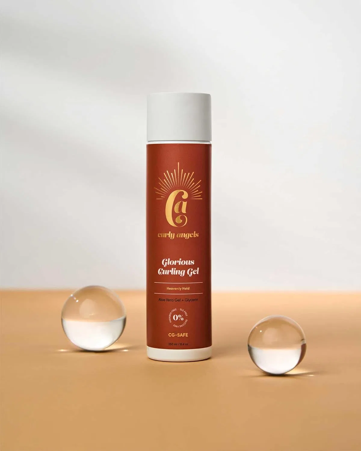 Гель для укладки кудрявых волос Glorious Curling Gel от Curly Angels, 250 мл Curly Angels — фото 3