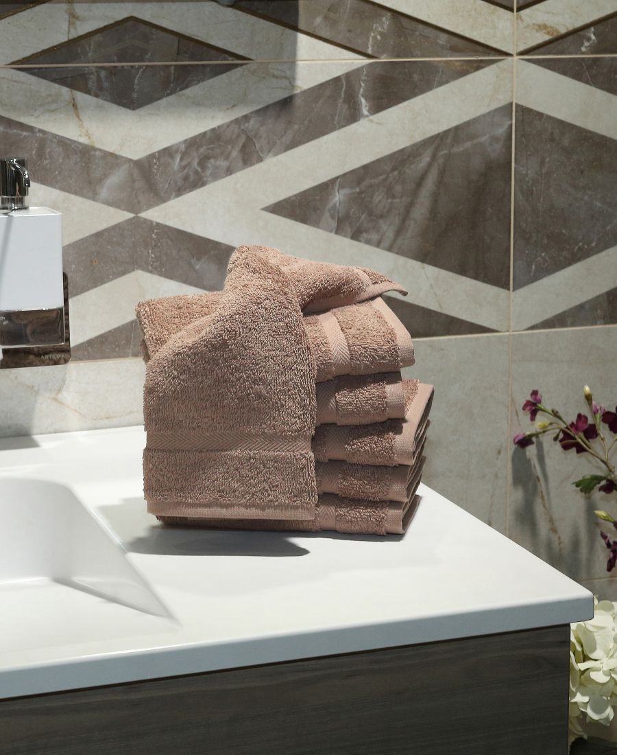 

Набор мочалок denzi из 6 предметов Linum Home, Light Brown