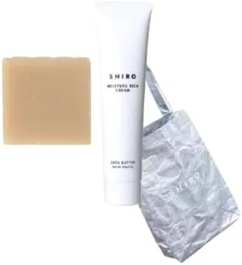Набор для ухода за кожей Shiro Simple Skin Care Kit (Sake Kasu Soap & Shea Butter Cream)