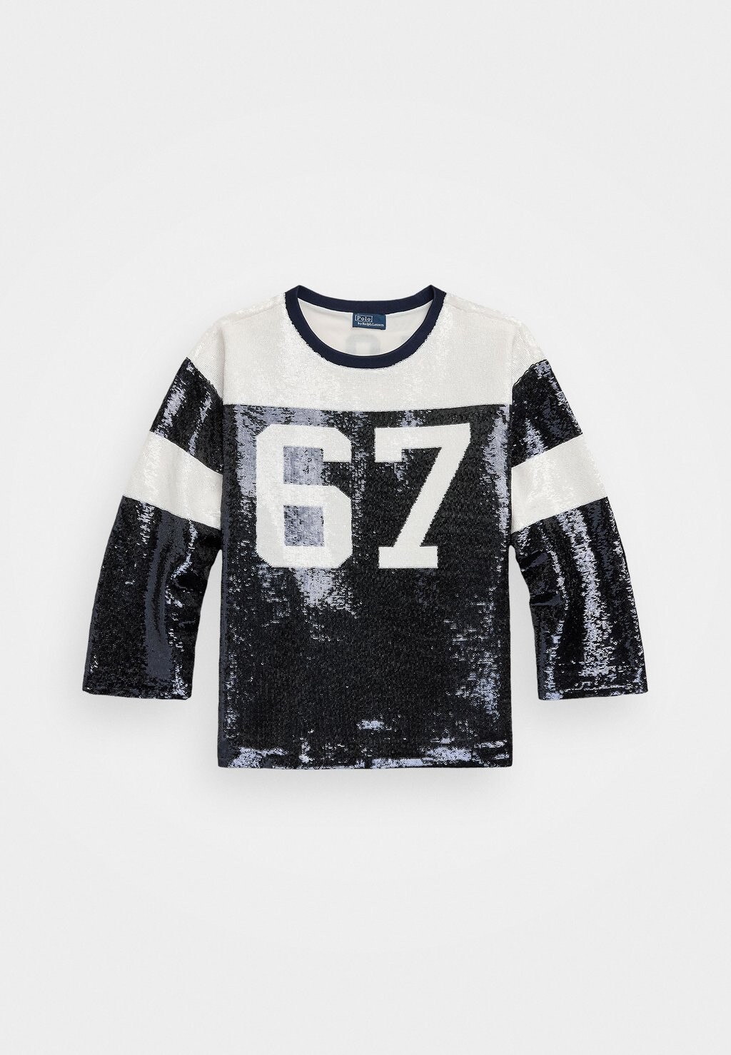 

Блуза LOGO SEQUINED JERSEY Polo Ralph Lauren, темно-синий