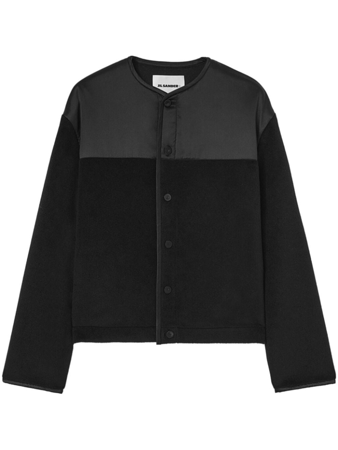 

Jil Sander флисовая куртка из шерсти, черный