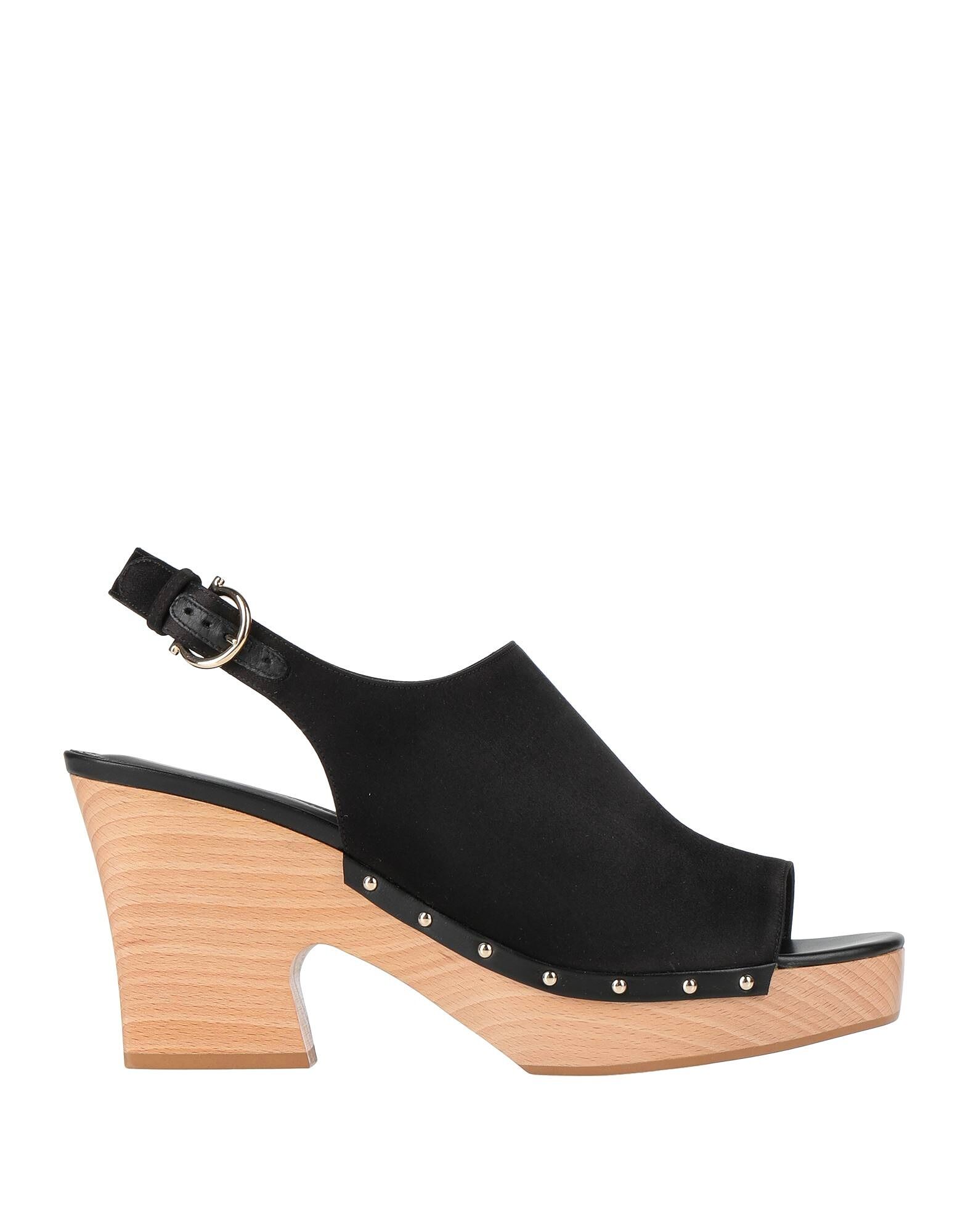 Сабо Ferragamo, черный