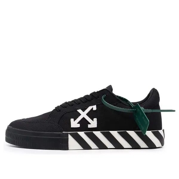 

Кроссовки vulcanized low canvas 'black white' Off-White, черный