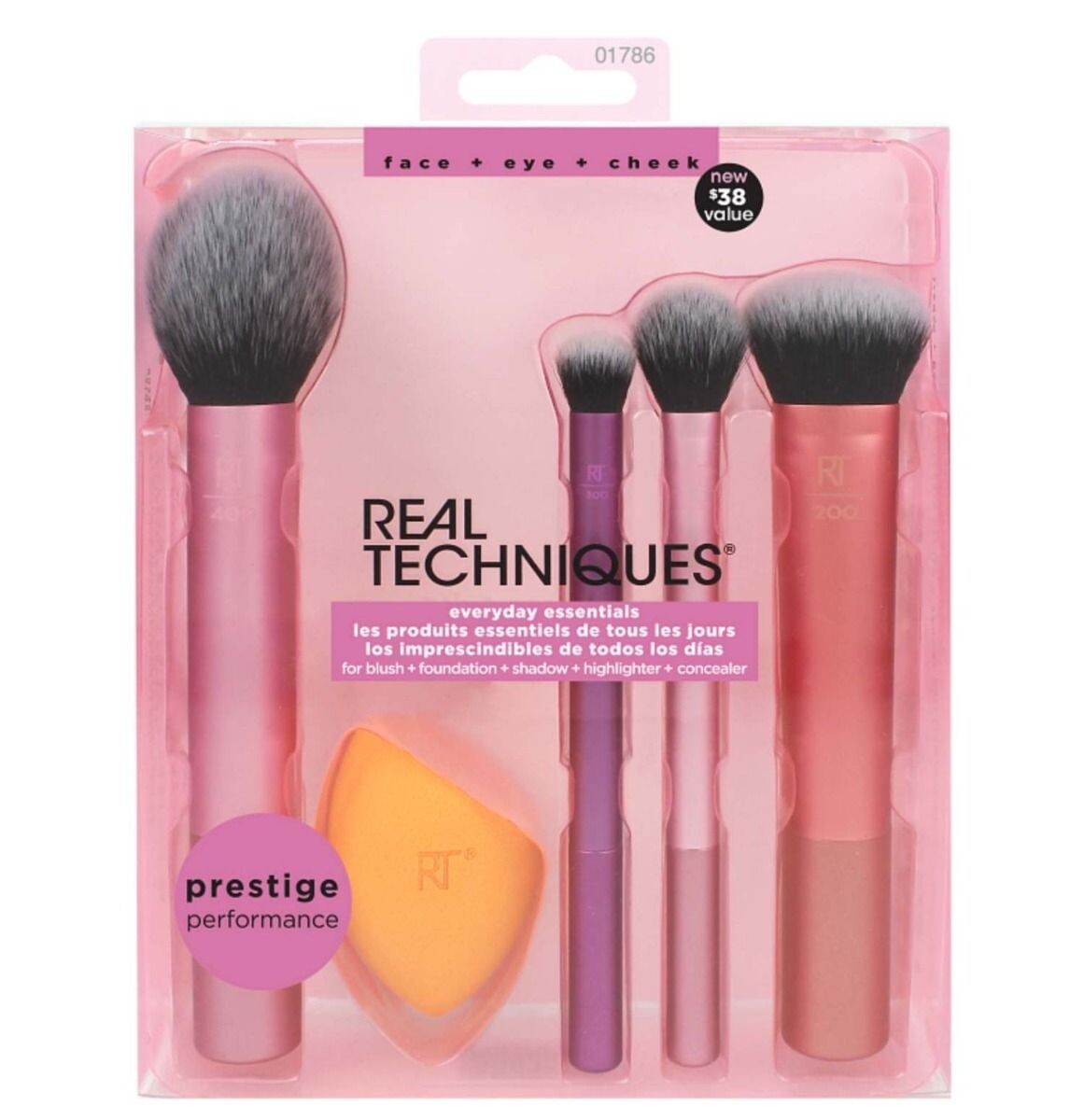 

Набор кистей для макияжа Real Techniques Everyday Essentials, 1 шт