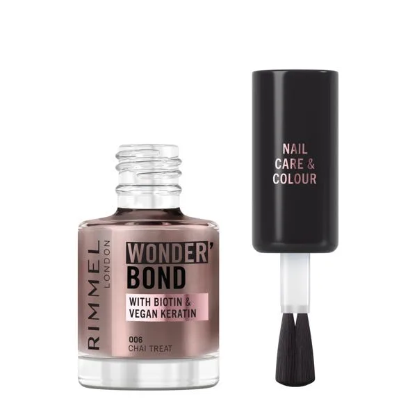 Лак для ногтей RIMMEL LONDON Wonderbond Nail, 006 Chai Treat — фото 2