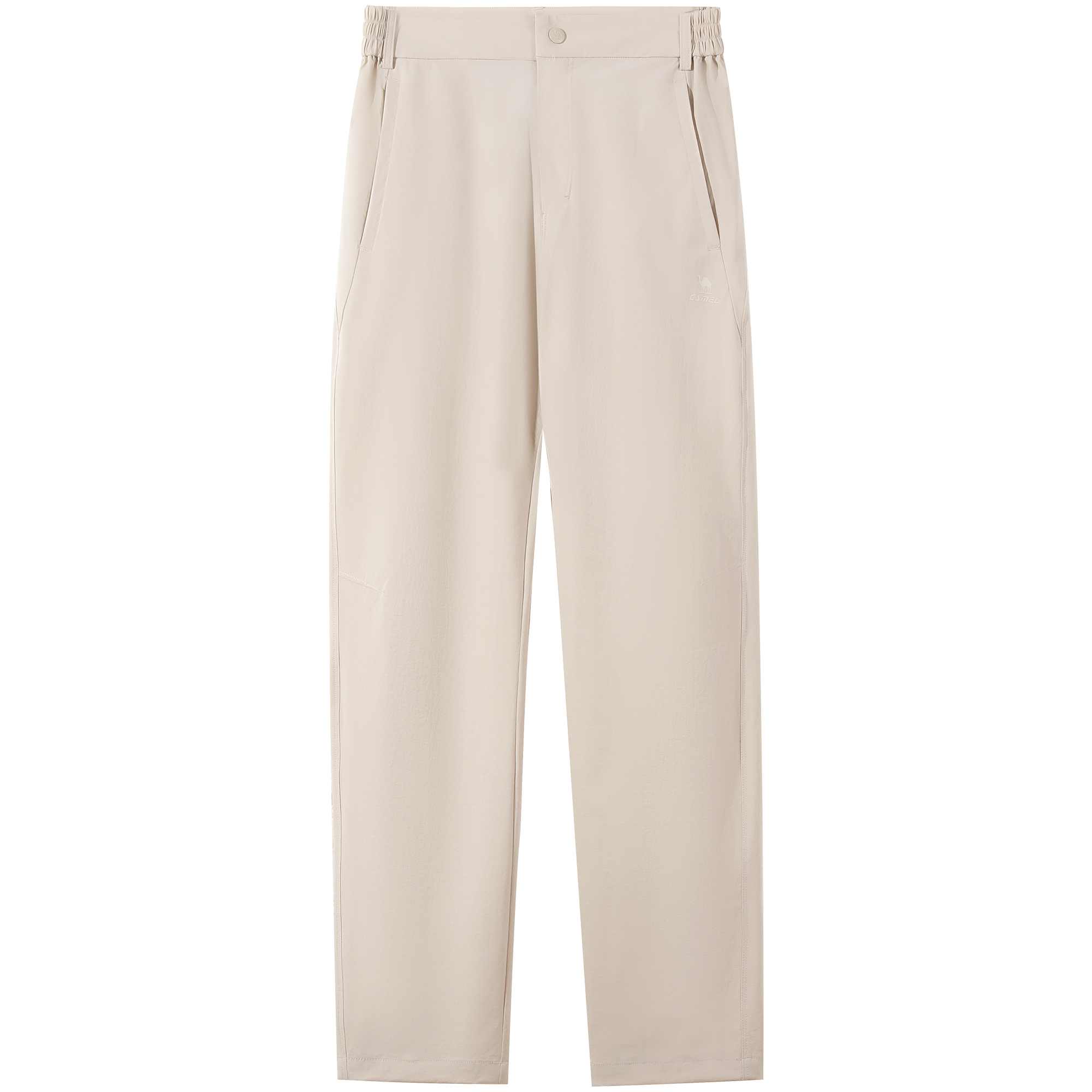 

Женские повседневные брюки тонкие прямого кроя CAMEL, светло-хаки