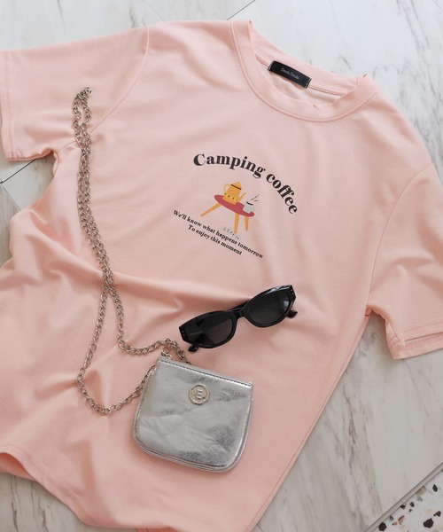 

Футболка с принтом Girly Doll, розовый