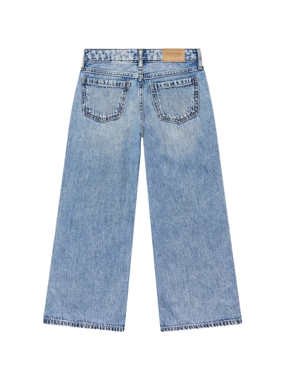 Свободные джинсы с сердечками Abercrombie Fitch Kids, синий — фото 2