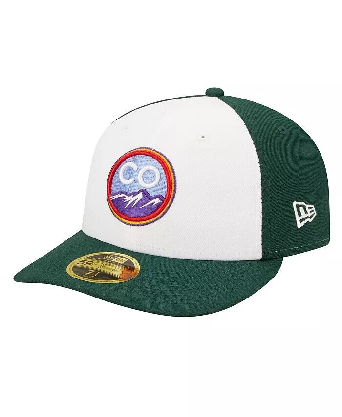 

Мужская зеленая приталенная шляпа Colorado Rockies City Connect Low Profile 59FIFTY New Era