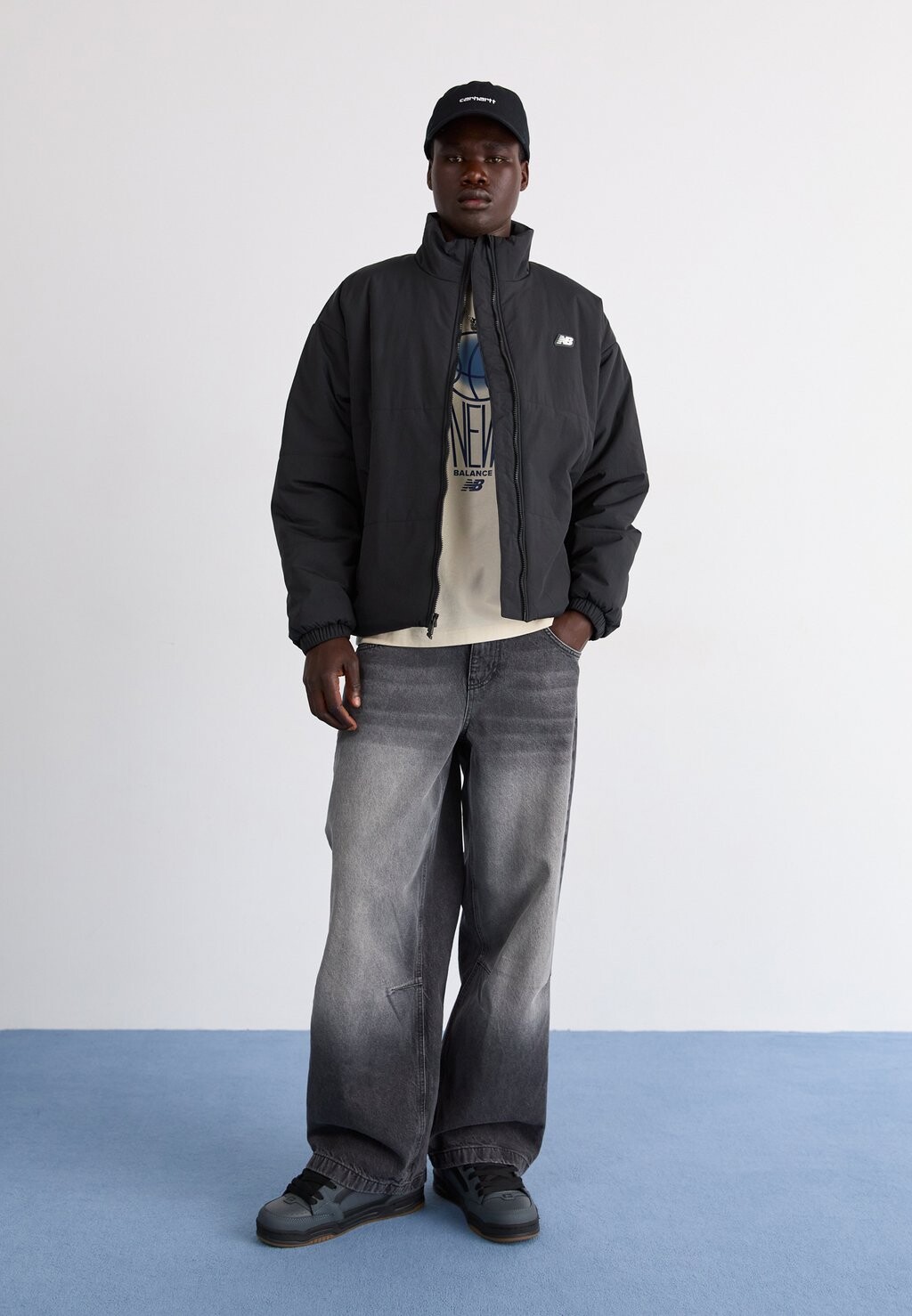 

Легкая куртка PADDED JACKET New Balance, черный