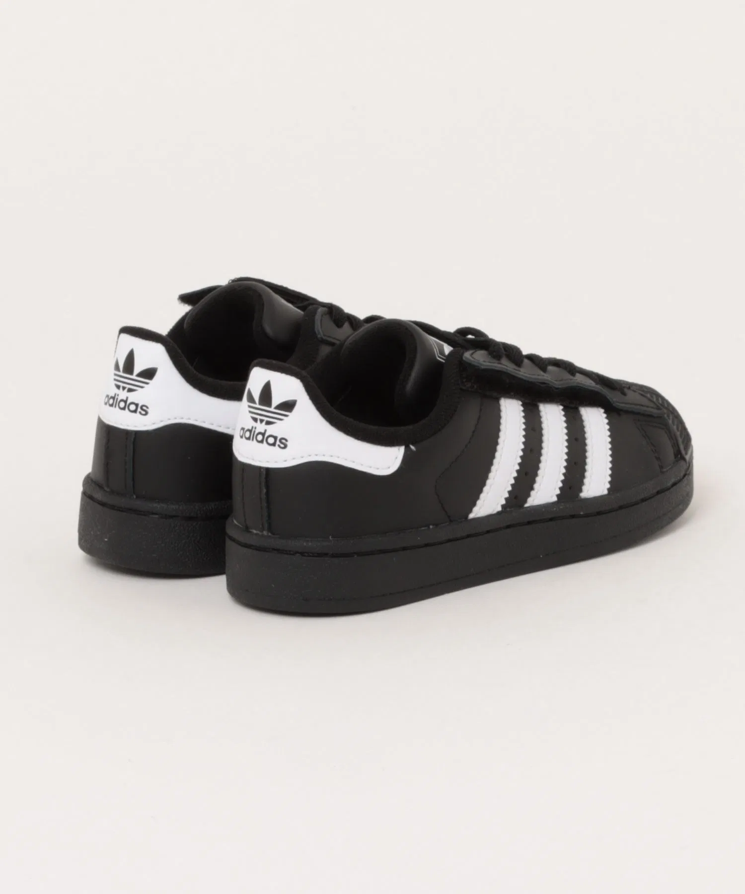 Детские кроссовки Adidas Superstar II CF EL IH6401 чёрные — фото 2