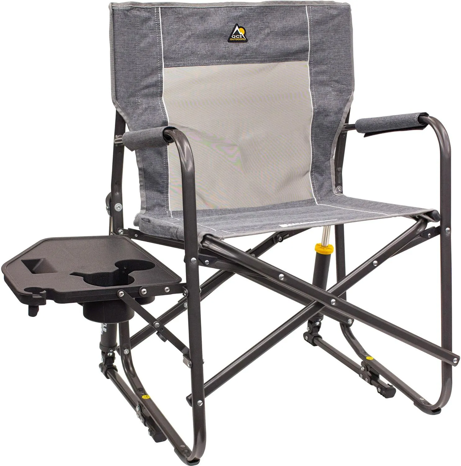 

Кресло-качалка с боковым столиком GCI Outdoor, Heathered Pewter