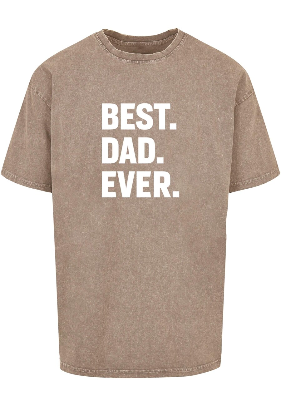 

Футболка Merchcode Fathers Day - Best Dad Ever, цвет mottled brown