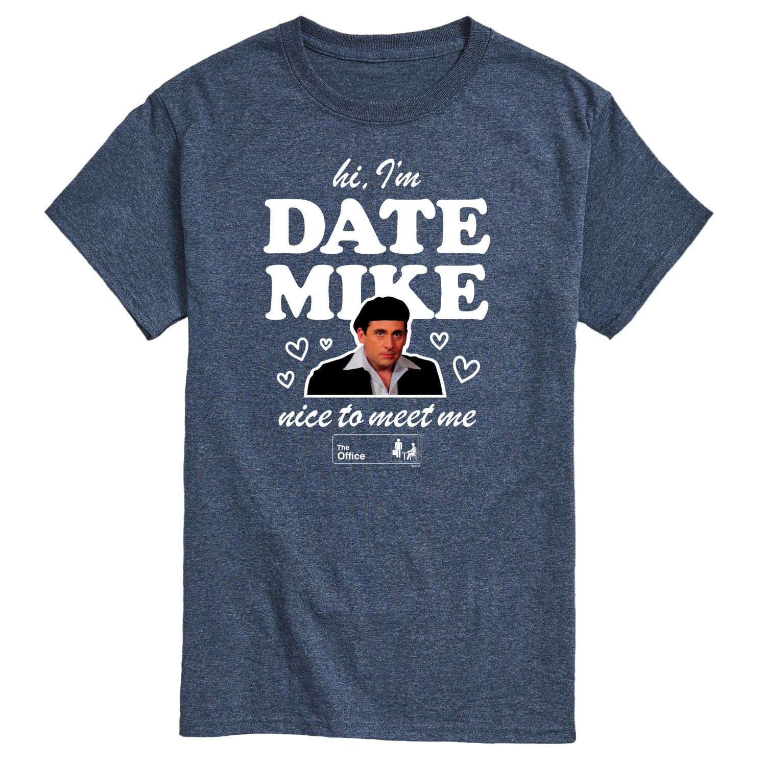 

Мужская футболка The Office Hi Im Date Mike Licensed Character