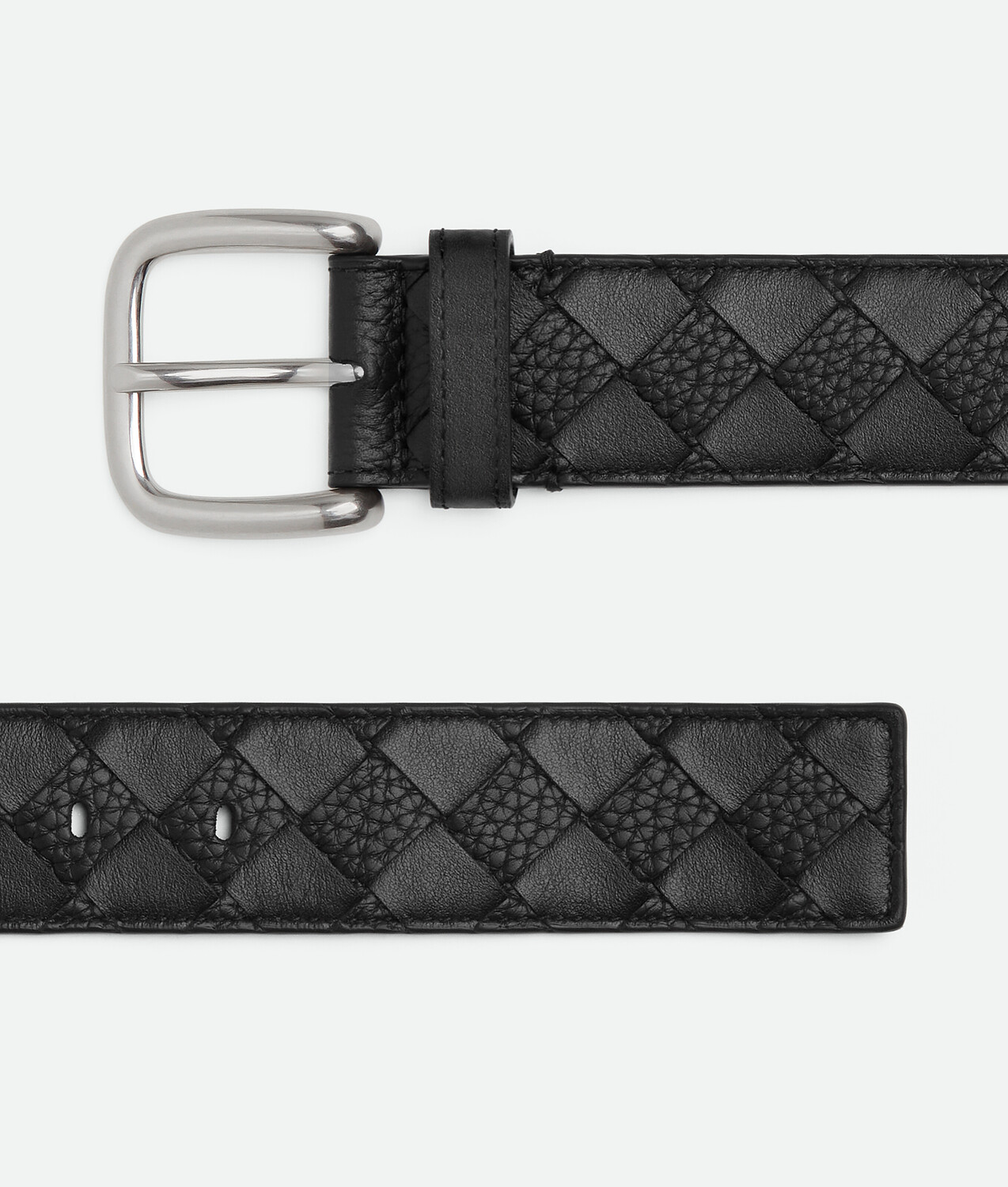 Пояс intrecciato BOTTEGA VENETA, черный — фото 4