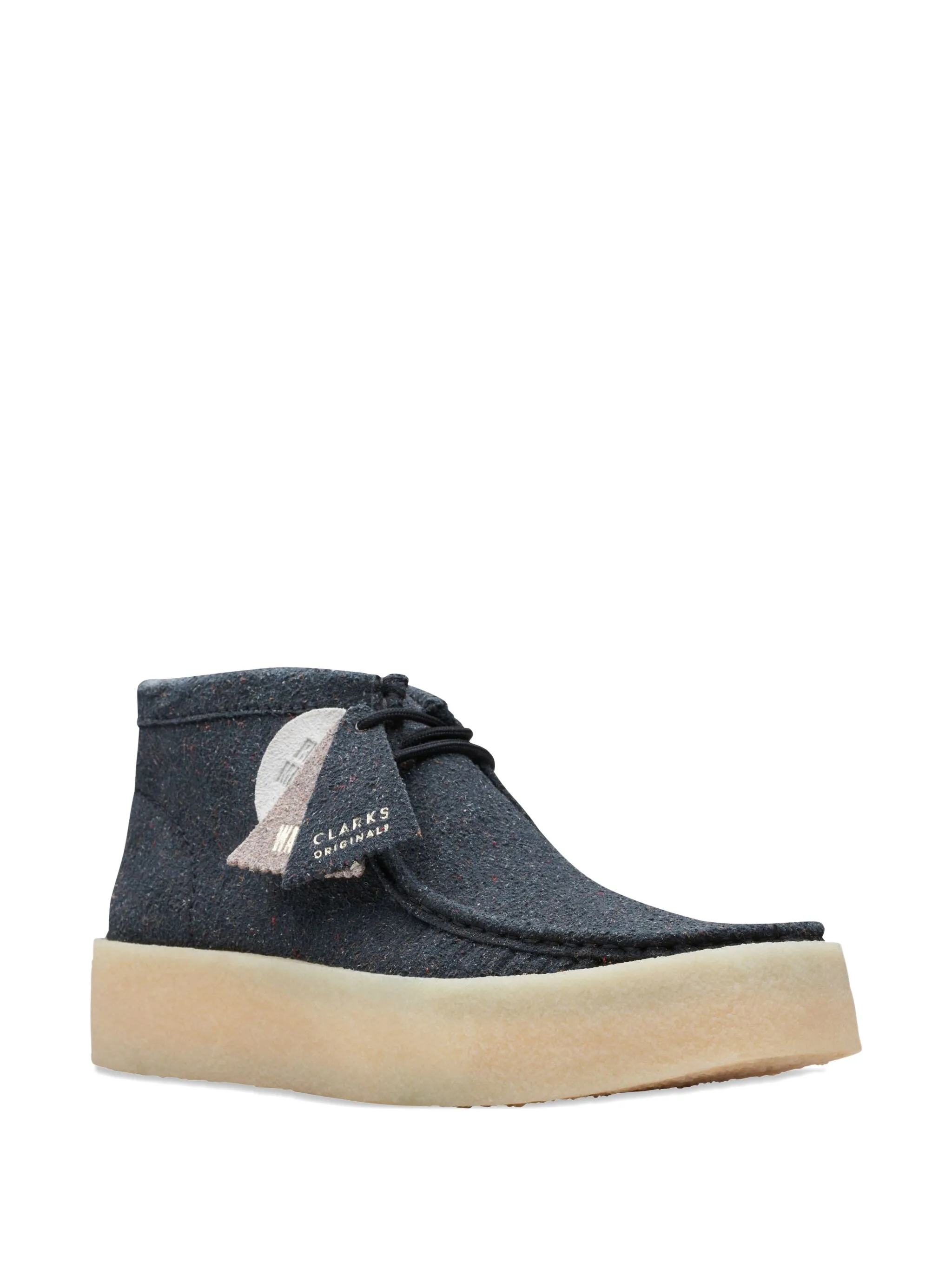 Ботинки Wallabee Cup Clarks, серый — фото 2
