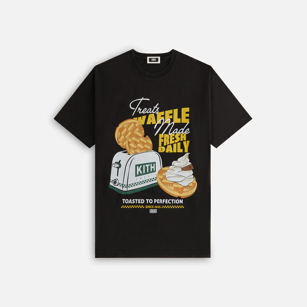 

Футболка Kith Treats Waffle Toaster Vintage Tee, черный