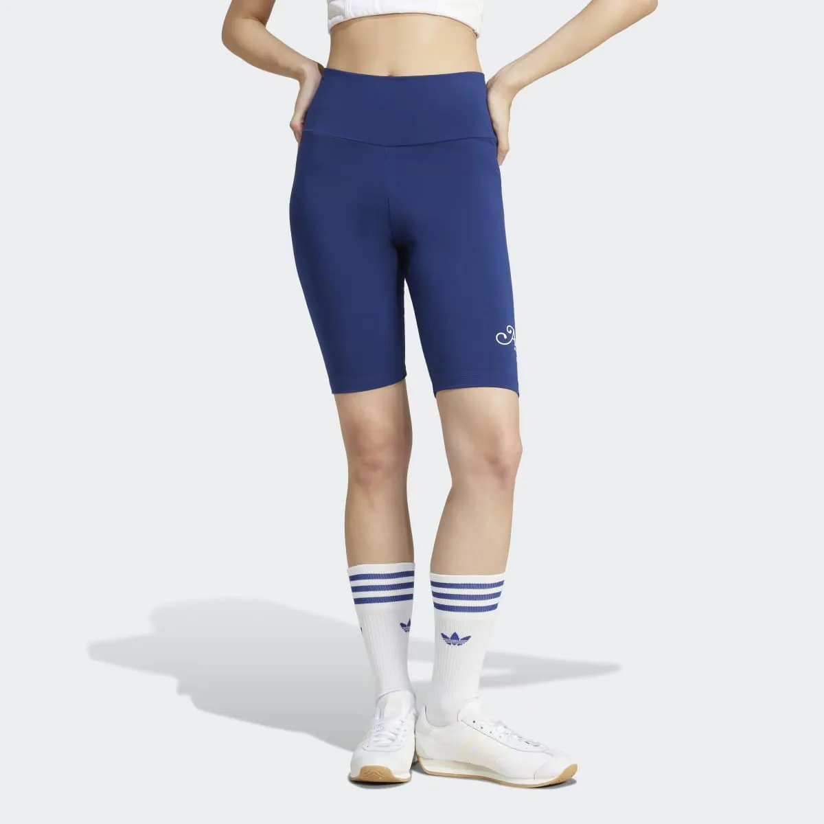 

Женская сетчатая футболка adidas Originals, темно-синий