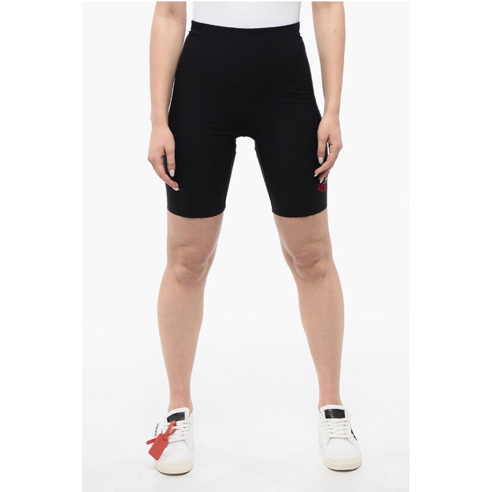 

Байкерские шорты из эластичного нейлона HONEY Dsquared2, Black