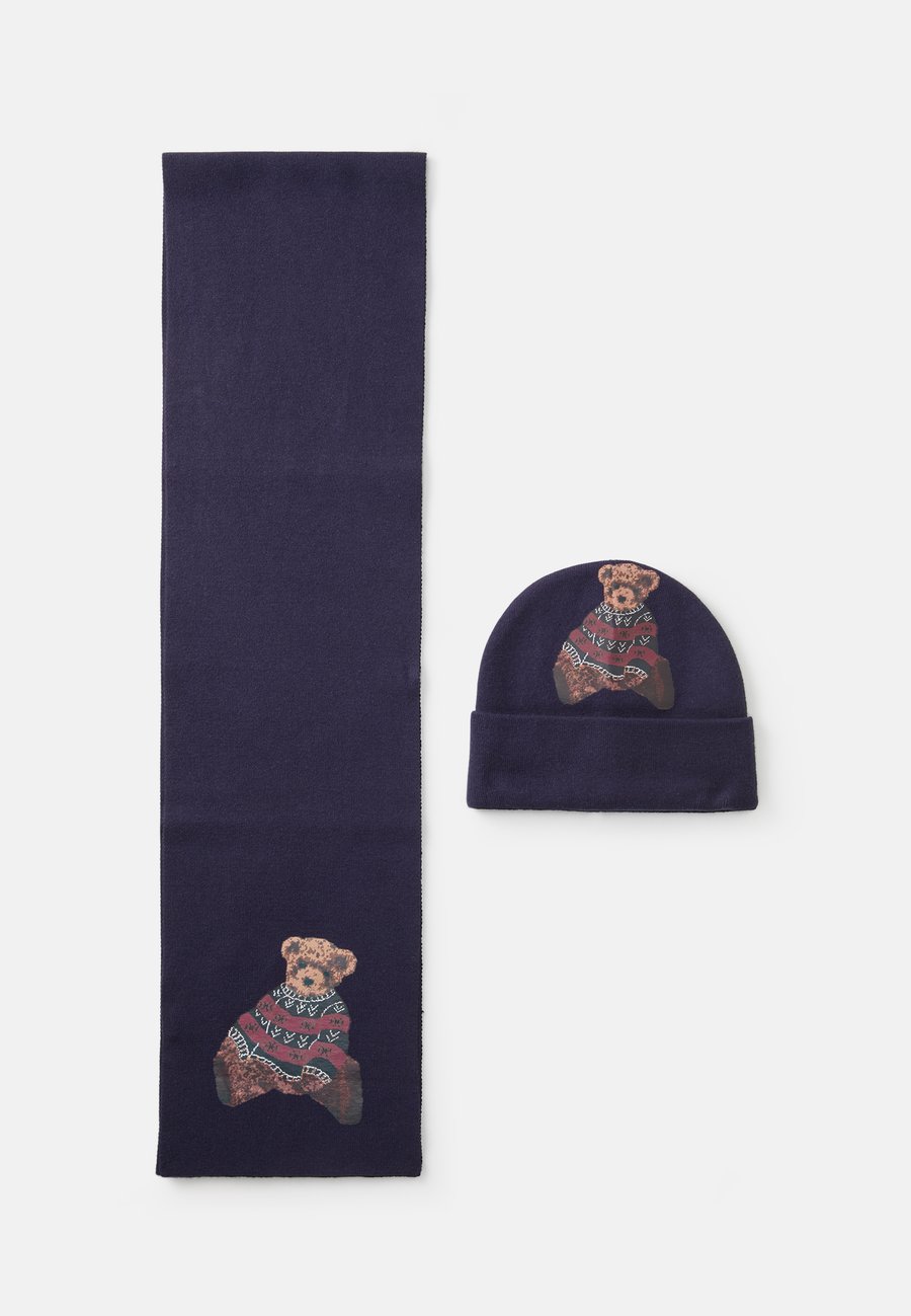 

Шапка Only & Sons ONSXAS BOX SCARF BEANIE UNISEX SET, Dark Navy/Dark Blue