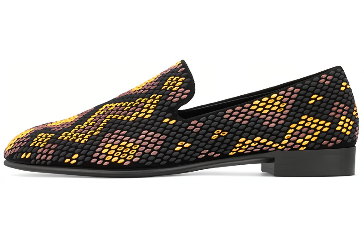 

Джиузеппе Дзанотти Marthinique Лоферы с кристаллами