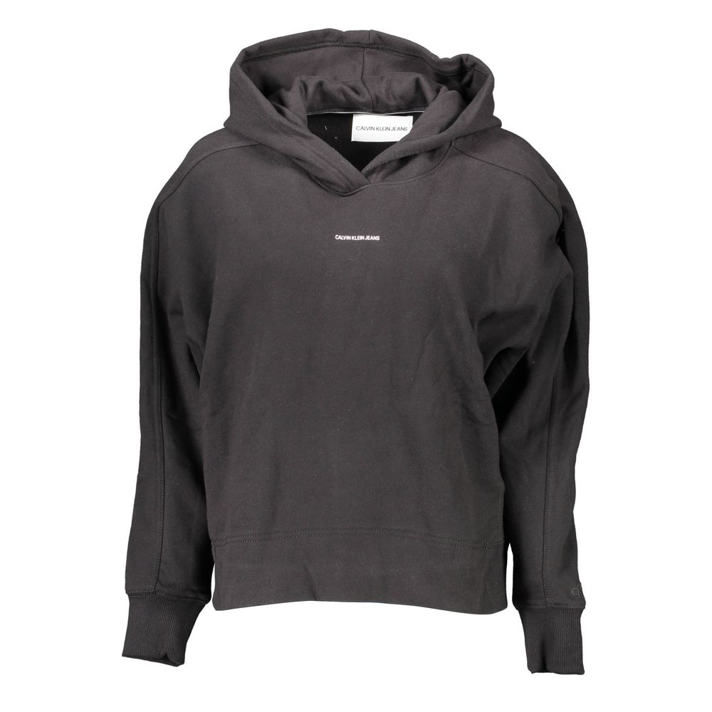 

Черный хлопковый женский свитер Calvin Klein, Black
