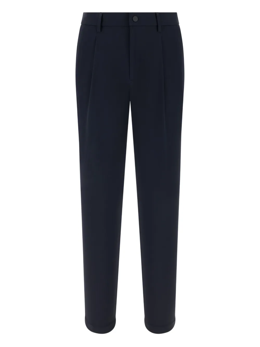 

Застегивающиеся на молнию приталенные брюки из эластичной ткани Boggi Milano, синий